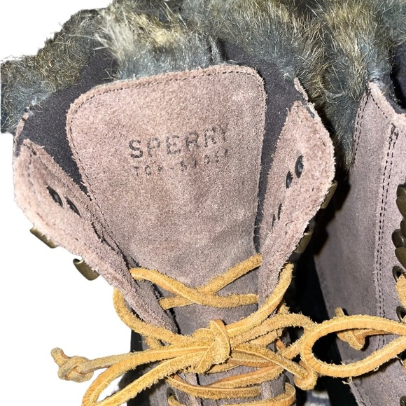 Sperry Top-Siders White Water duck boot suede faux fur - Picture 4 of 9